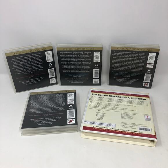 Charlaine Harris True Blood Sookie Stackhouse 1-4 and Companion 5 Audiobooks - Picture 2 of 9